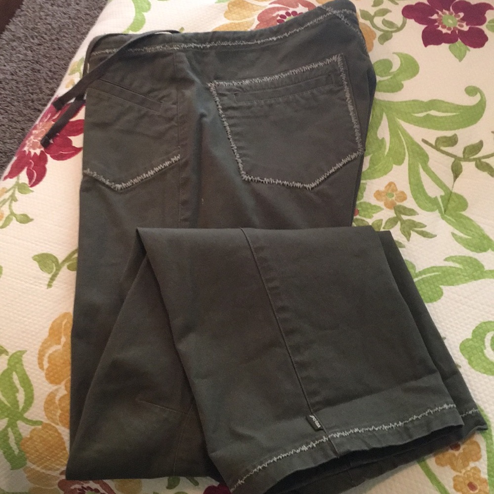 Prana drawstring canvas pants